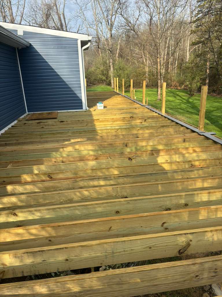 Custom deck project in New Jersey